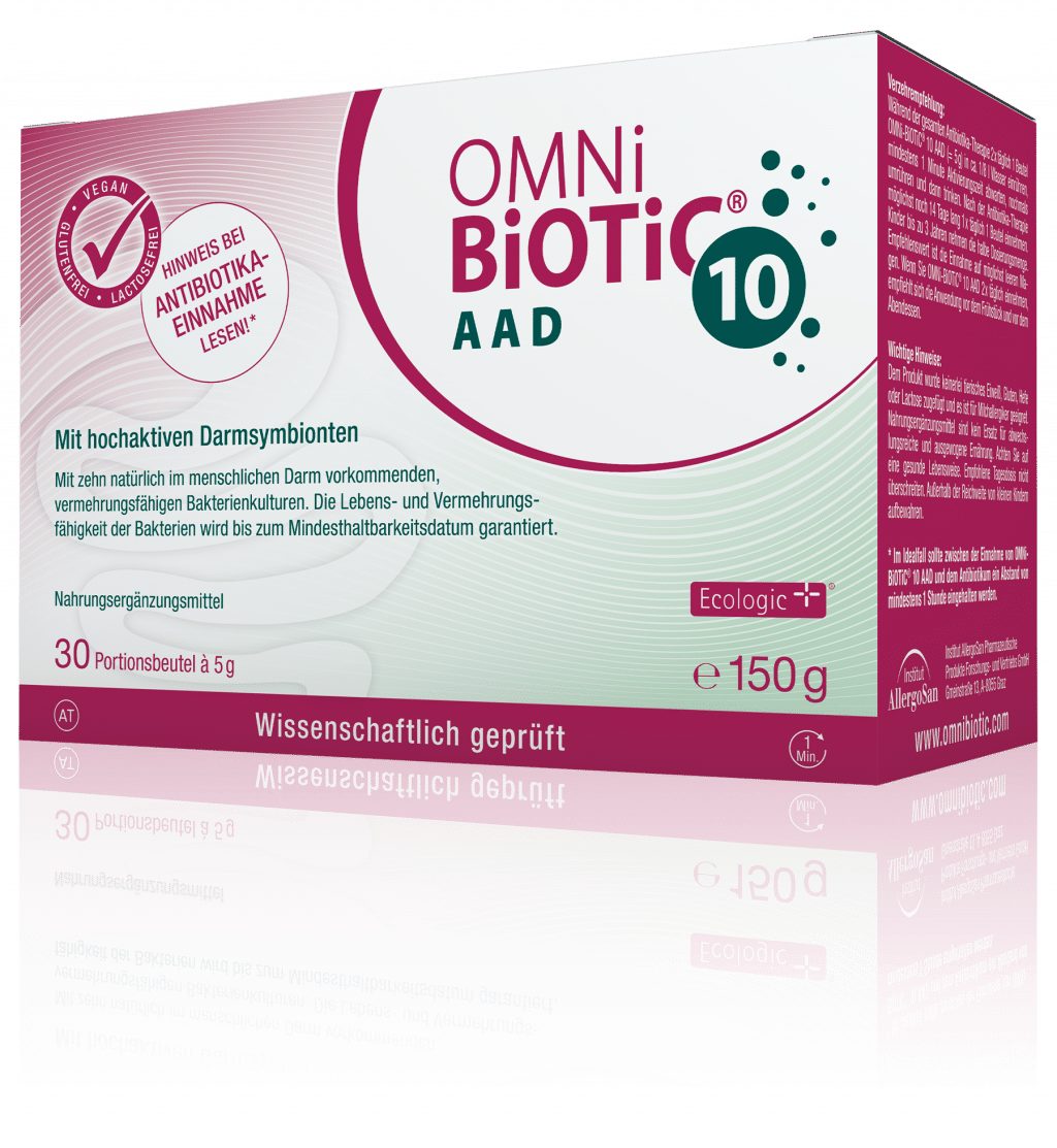 OMNi-BiOTiC® 10 AAD Antibiotikum? Darmflora ergänzen!