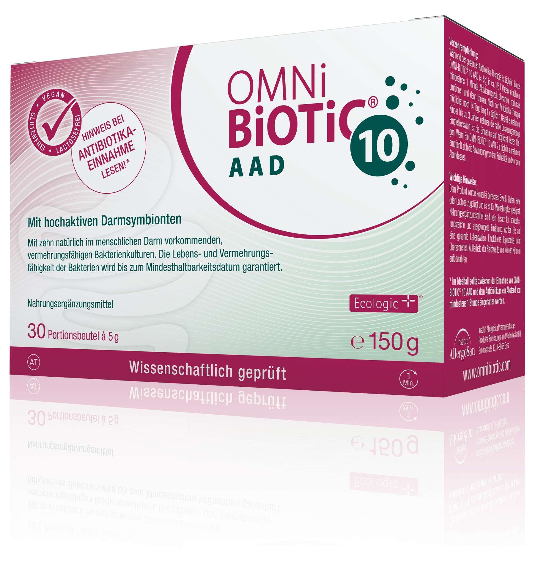 OMNi-BiOTiC® 10 AAD Antibiotikum? Darmflora ergänzen!