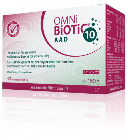 OMNi-BiOTiC® 10 AAD: Das Probiotikum zum Antibiotikum