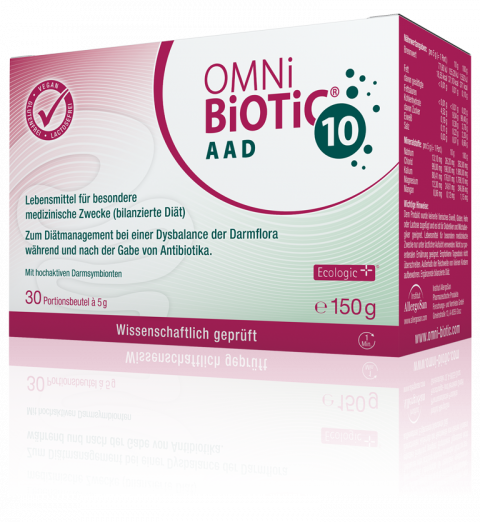 OMNi-BiOTiC® 10 AAD: Das Probiotikum zum Antibiotikum