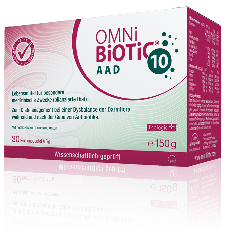 OMNi-BiOTiC® 10 AAD: Das Probiotikum zum Antibiotikum