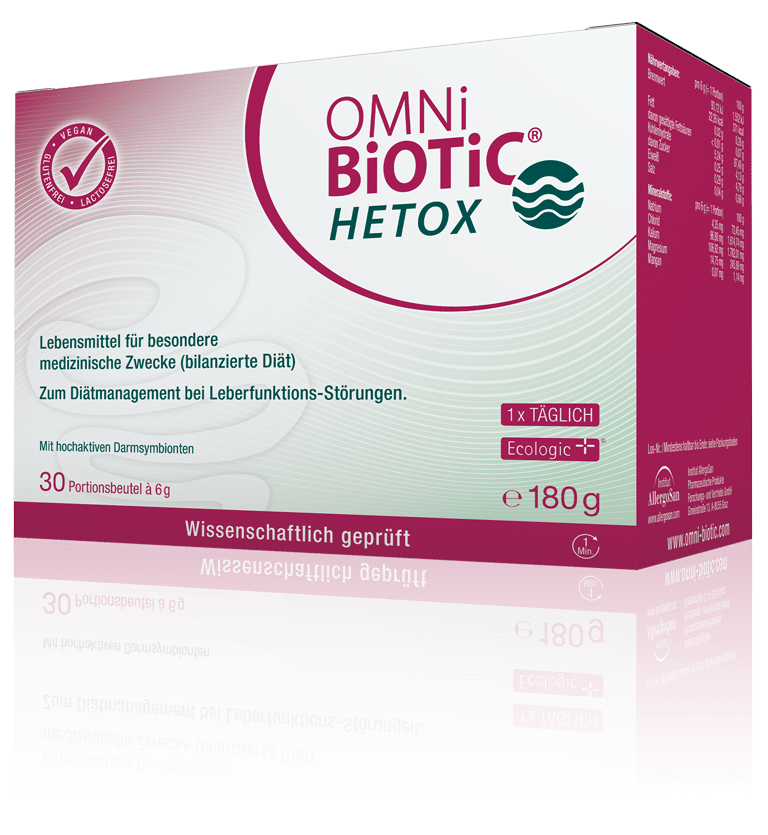 OMNi-BiOTiC® HETOX: Unterstützung für die Leber – aus dem Darm