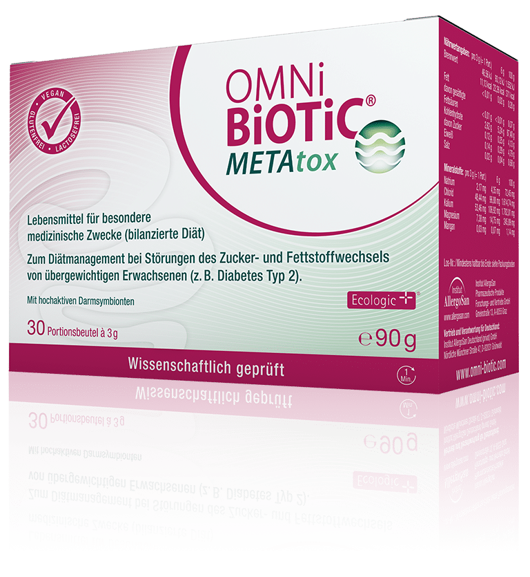 OMNi-BiOTiC® METAtox - Zucker- und Fettstoffwechsel im Griff