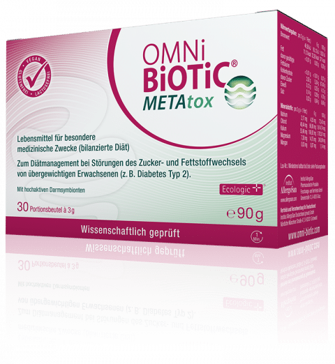 OMNi-BiOTiC® METAtox - Zucker- und Fettstoffwechsel im Griff