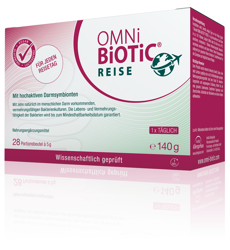 OMNi-BiOTiC® REISE: Reiselust statt Urlaubsfrust