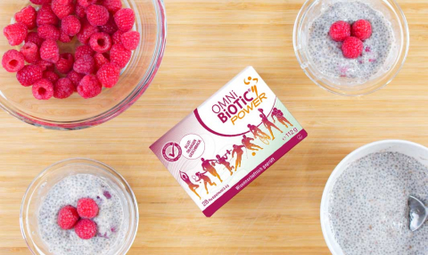 Fruchtiger Chia Samen Pudding mit OMNi-BiOTiC POWER