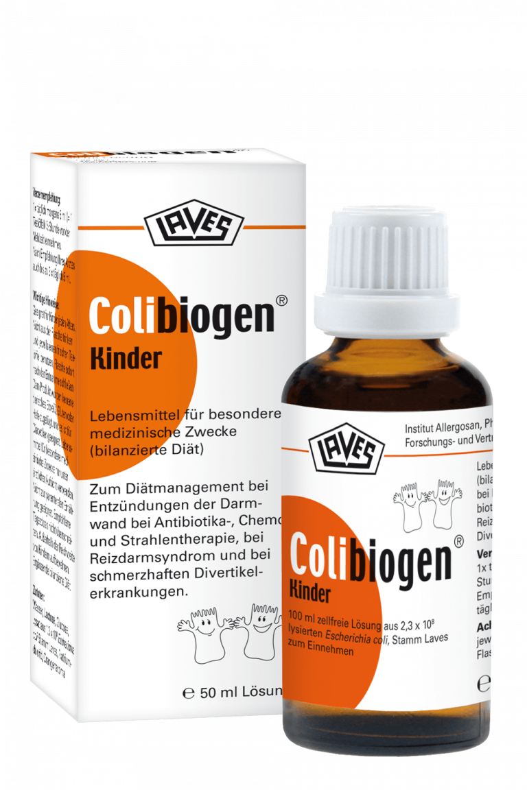 Colibiogen® Kinder Colibiogen® Kinder Zur schonenden Regeneration der Darmschleimhaut.