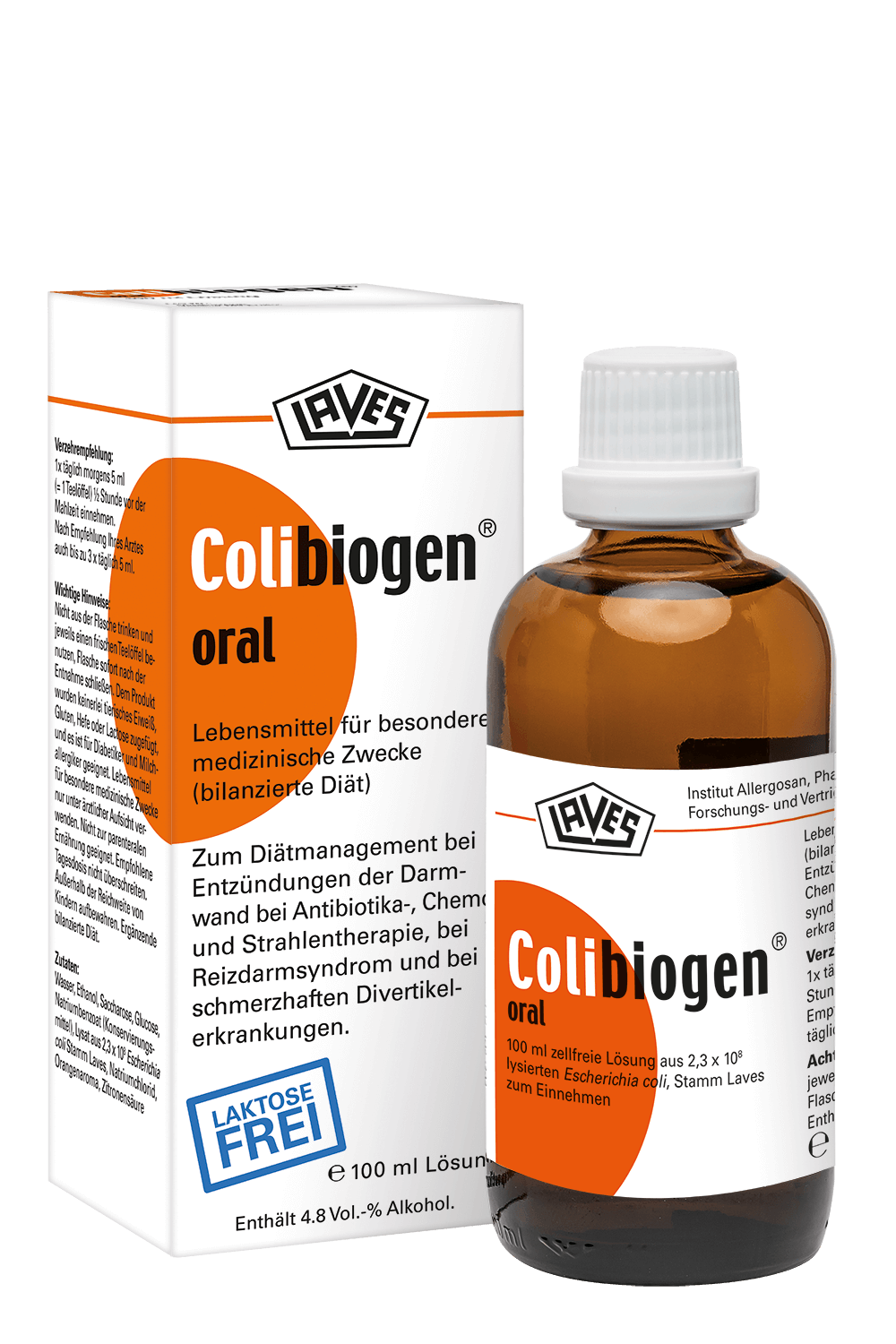Colibiogen® Colibiogen® Colibiogen® wird hergestellt aus dem speziell ausgewählten Bakterienstamm "Escherichia coli Laves".