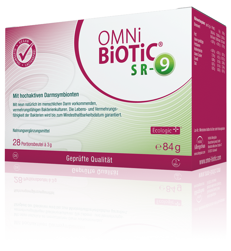 OMNi-BiOTiC® SR-9: Bewährte Kombination – geprüfte Qualität.