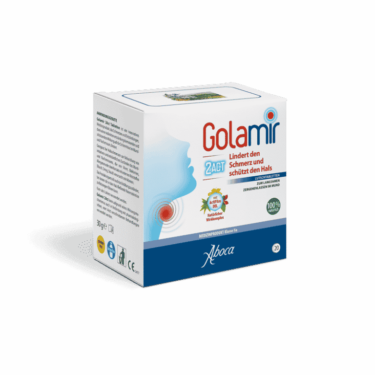 Aboca Golamir 2act Lutschtabletten - Lindern den Schmerz und schützen den Hals
