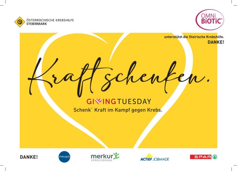 Giving Tuesday - Institut AllergoSan unterstützt die Österreichische Krebshilfe