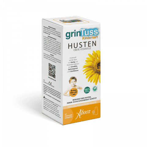 Aboca Grintuss Hustensaft für Kinder - beruhigt den Husten bei Kindern