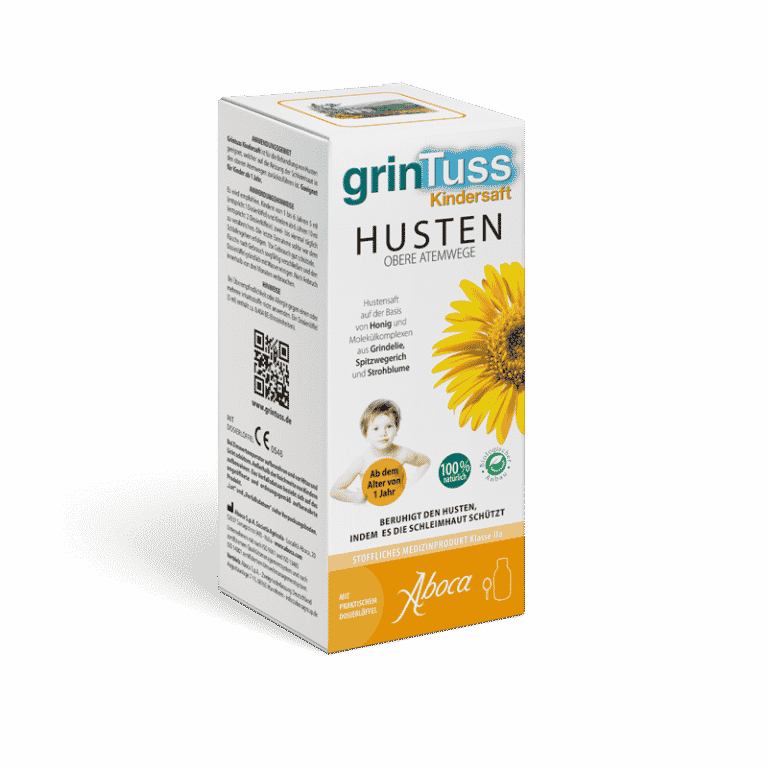 Aboca Grintuss Hustensaft für Kinder - beruhigt den Husten bei Kindern