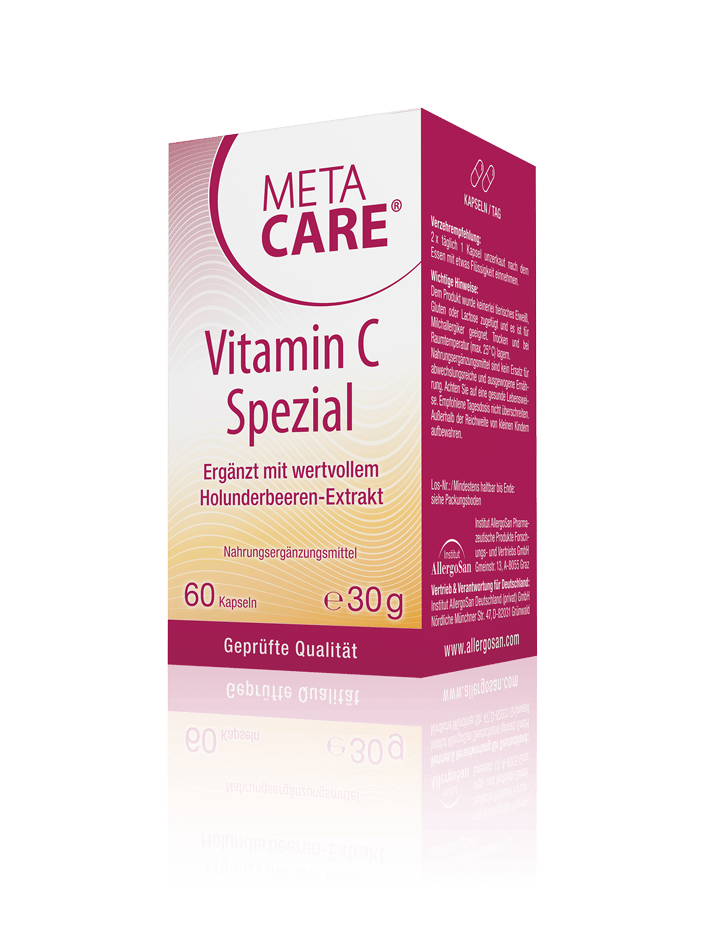 META-CARE® Vitamin C Spezial Magenfreundlicher Immunklassiker