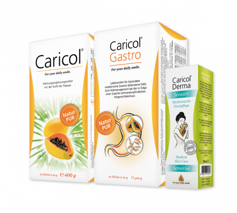 Caricol®, Caricol®-Gastro und Caricol®-Derma Sensitiv