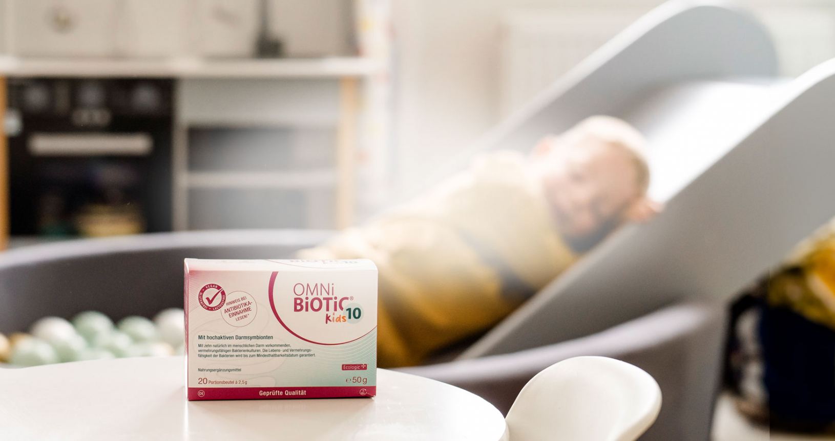 OMNi-BiOTiC 10 Kids - Darmflora kindgerecht bei Antibiotika-Einnahme ergänzen