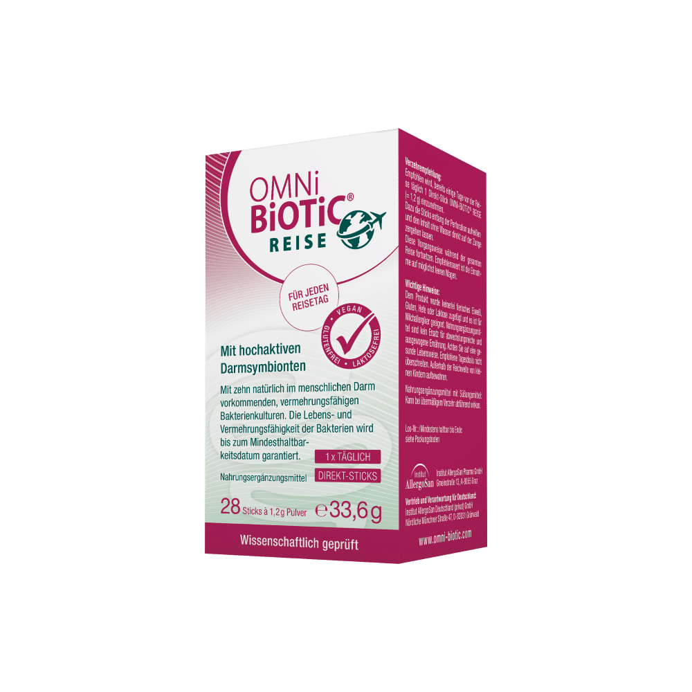 OMNi-BiOTiC® REISE Direkt-Sticks: praktisch für unterwegs