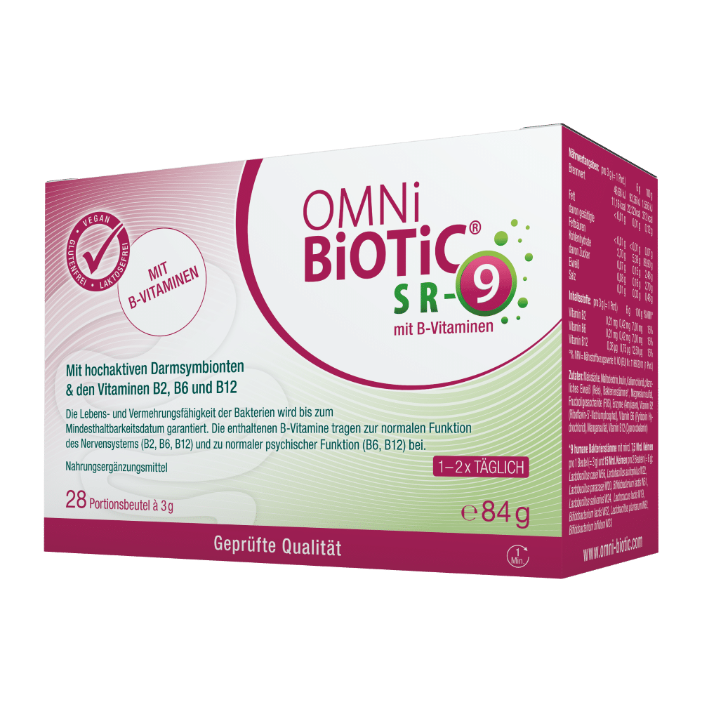 omni-biotic-sr-9-b-vitamine OMNi-BiOTiC® SR-9 mit B-Vitaminen: Ihr richtiges Nervenfutter!
